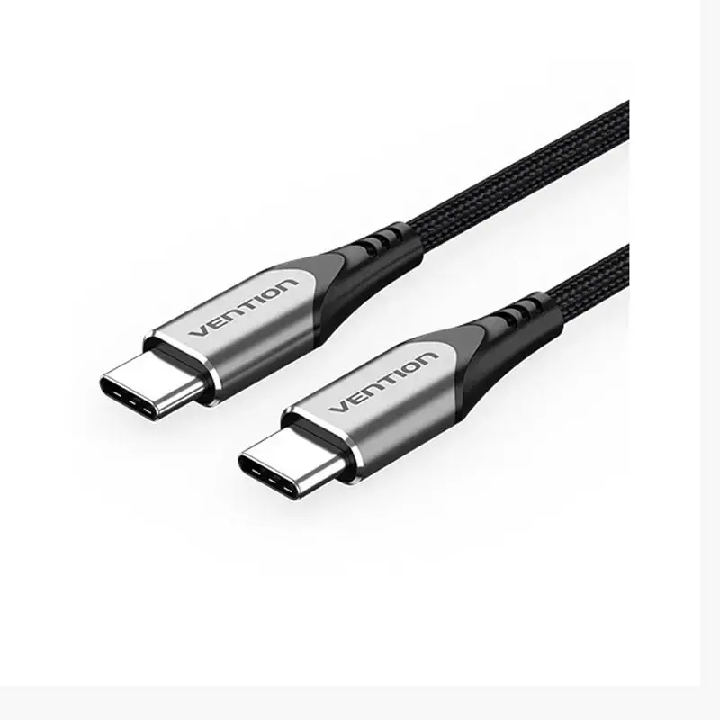 Braided 100W USB-C to USB-C fast charging cable