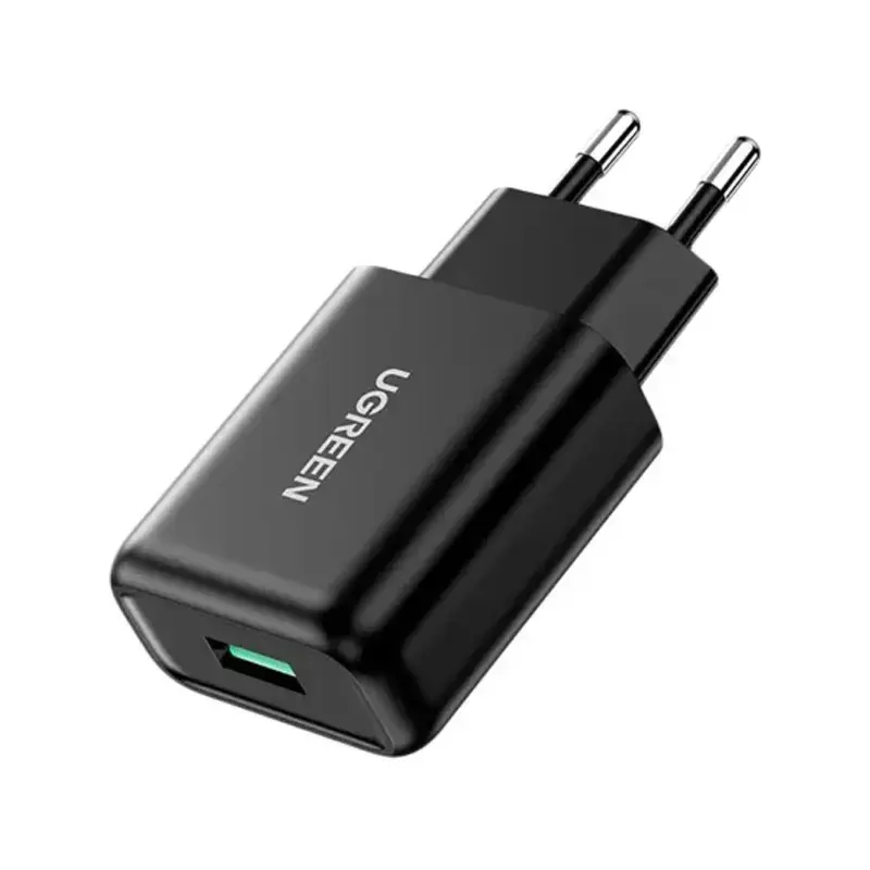 18W fast-charge USB-A wall charger