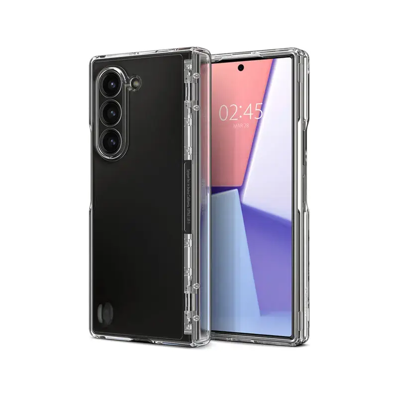 Thin-fit clear case for foldable phones