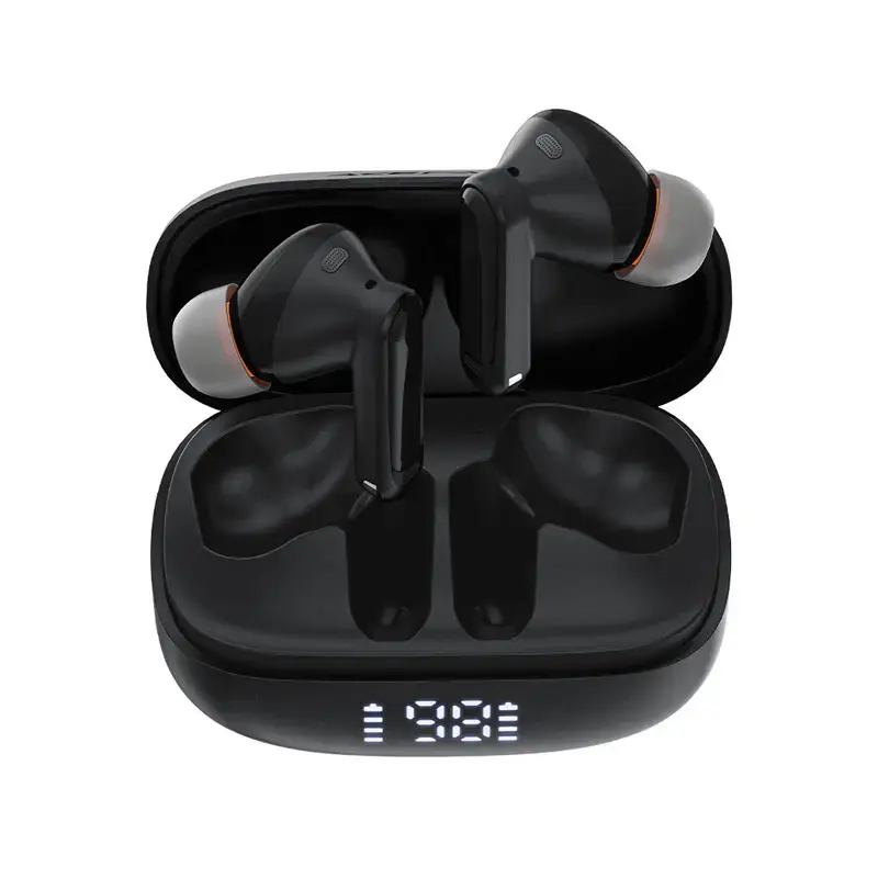 ENC TWS earbuds with LED digital display case